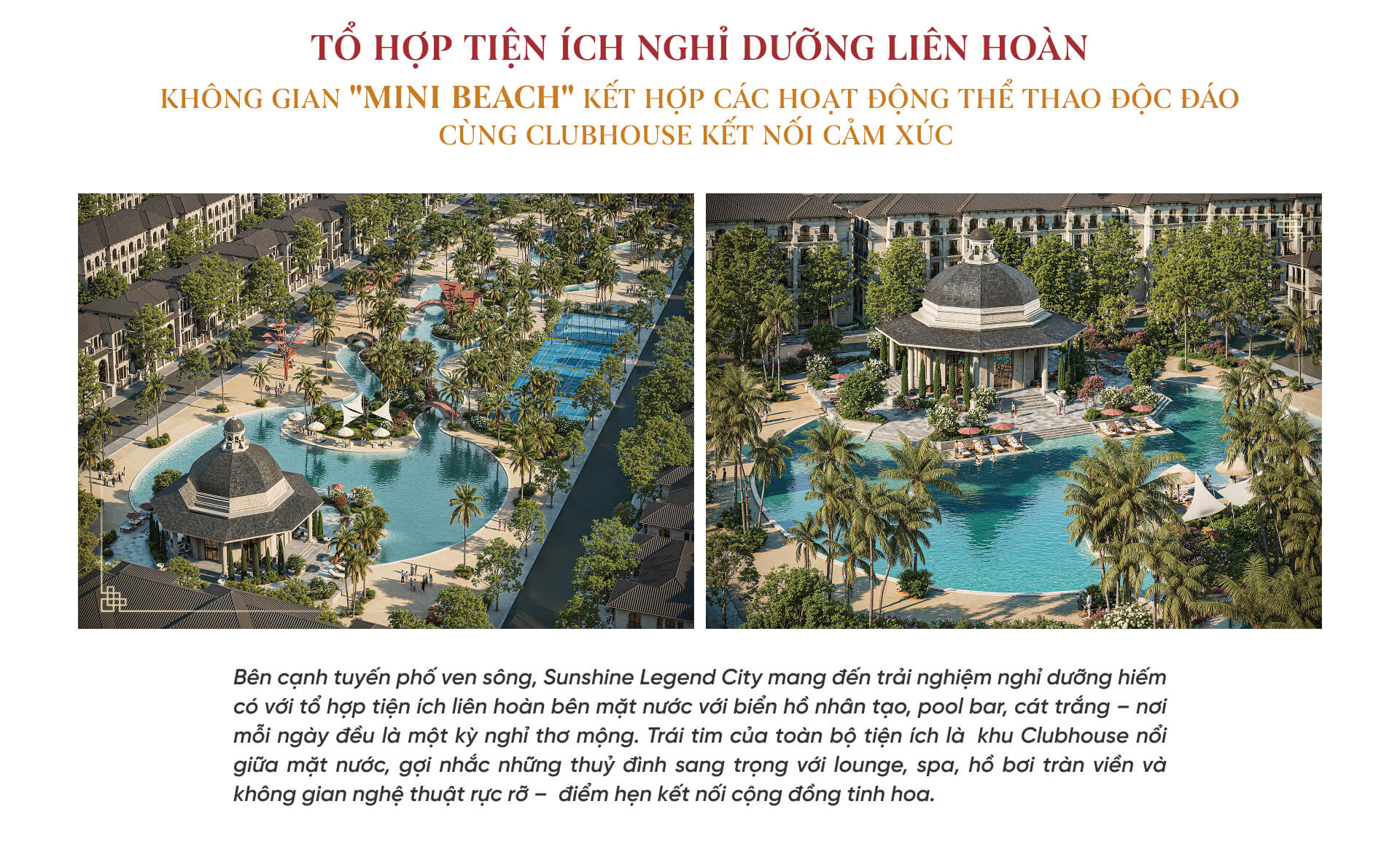 tiện ích dự án sunshine River Park Ciputra